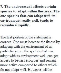 Discussion- Explaining Natural Selection